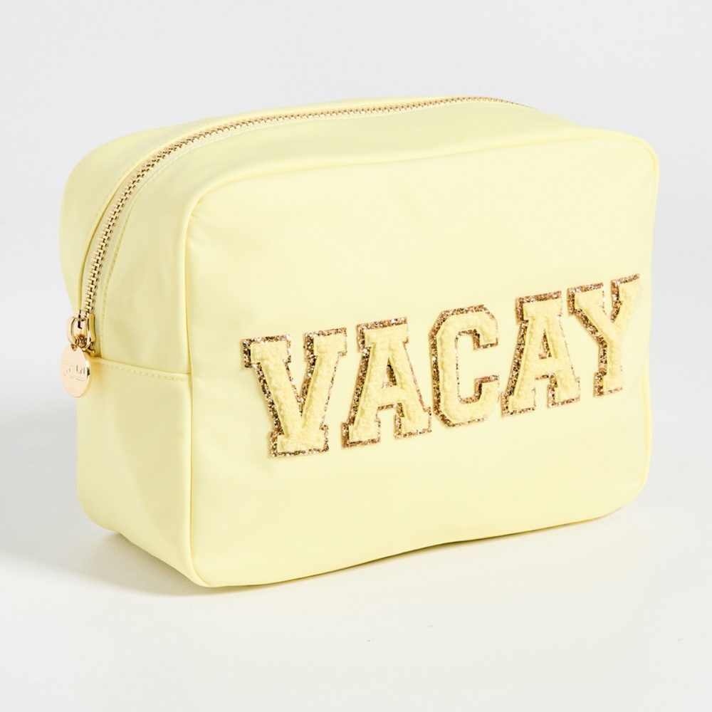 Stoney Clover Lane VACAY Banana Large Pouch NWT